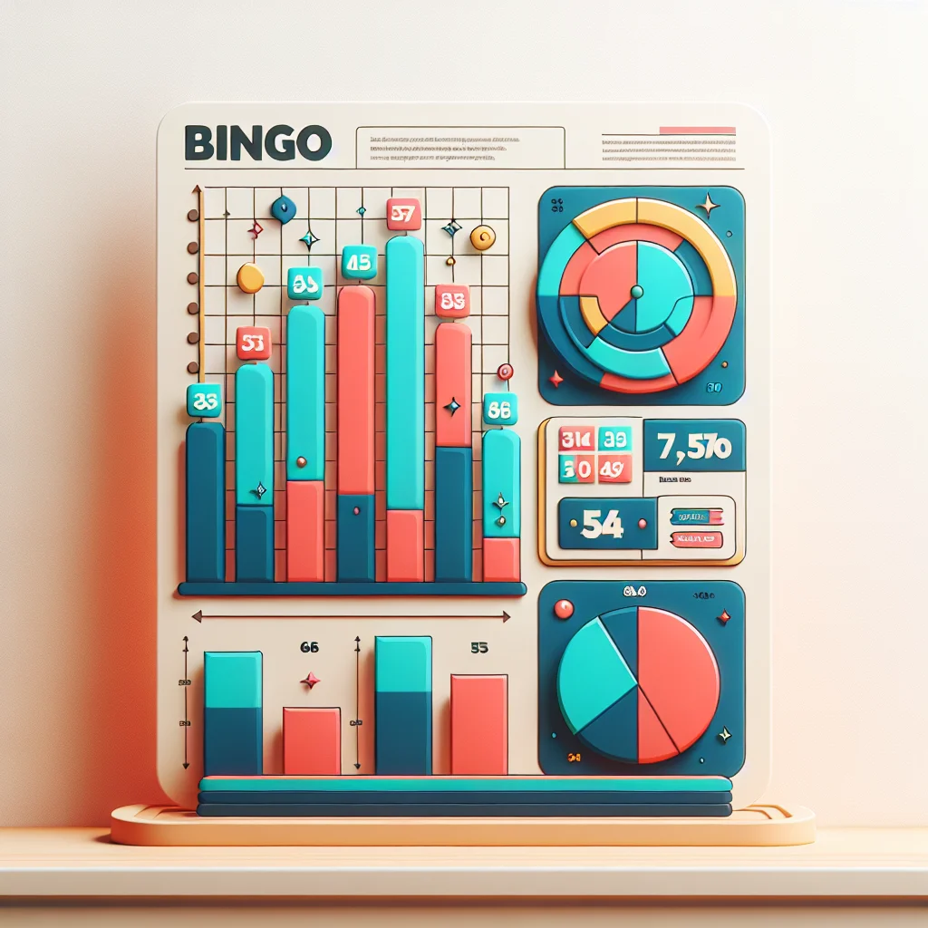 Gráfico mostrando estatísticas de bingo